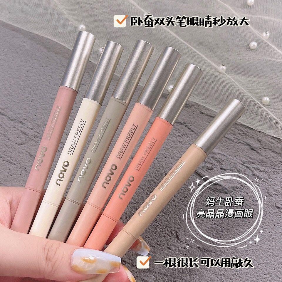 Phấn Mắt Dạng Bút Mịn NOVO Màu Ánh Ngọc Trai Lấp Lánh Làm Sáng Da Tự Nhiên | BigBuy360 - bigbuy360.vn