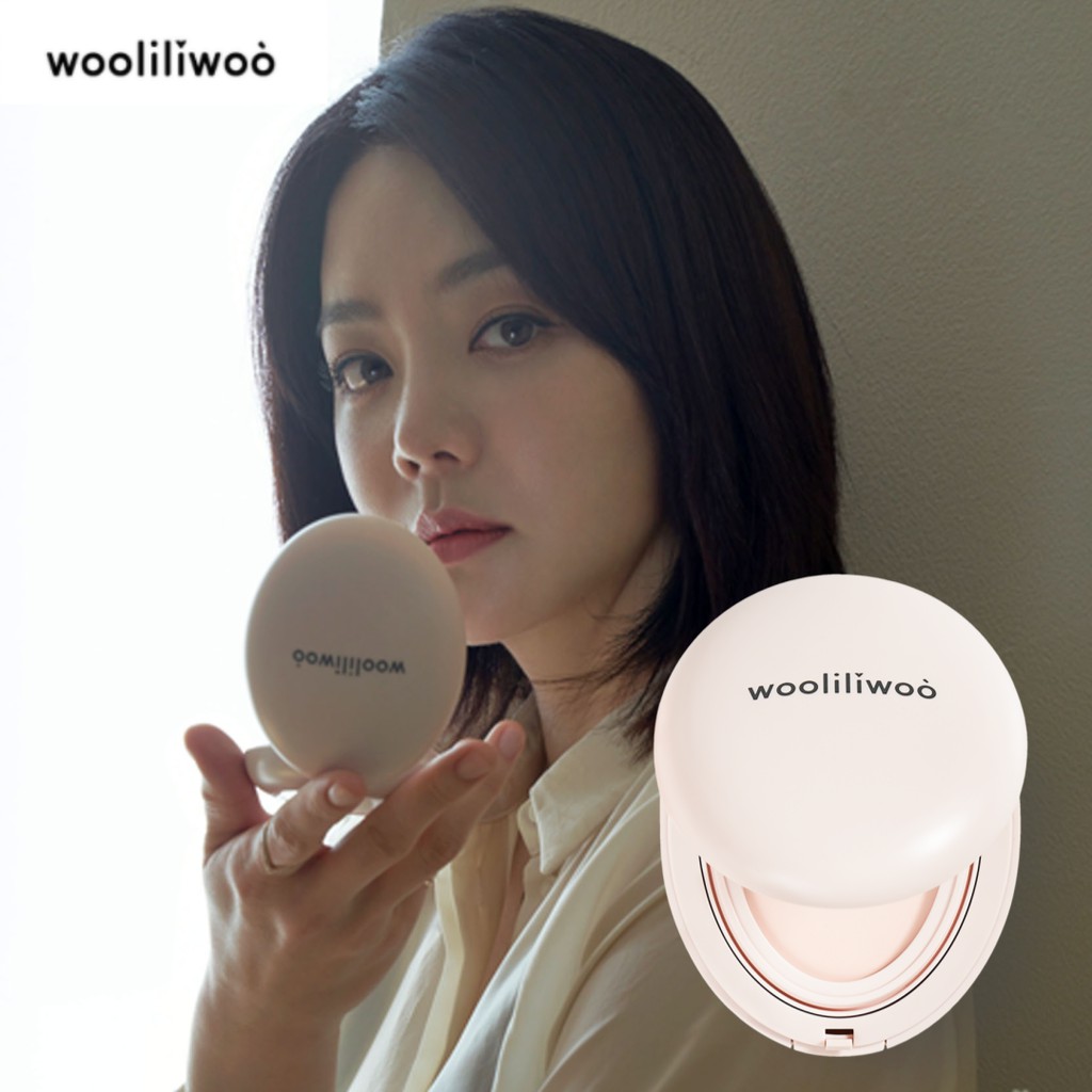 [wooliliwoo] Trắng Sáng Da Siêu Mịn Kem Trang Điểm BB nệm chống nắng  3TRONG1 da dưỡng Chaelim蔡琳   Egg Sun Balm SPF 50 PA++++