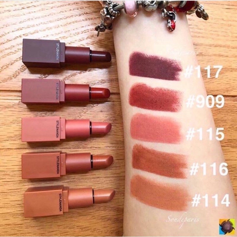 ( Minisize tách set) SON THỎI 3CE MOOD RECIPE MATTE LIP COLOR 114 115 116 117 909 | WebRaoVat - webraovat.net.vn