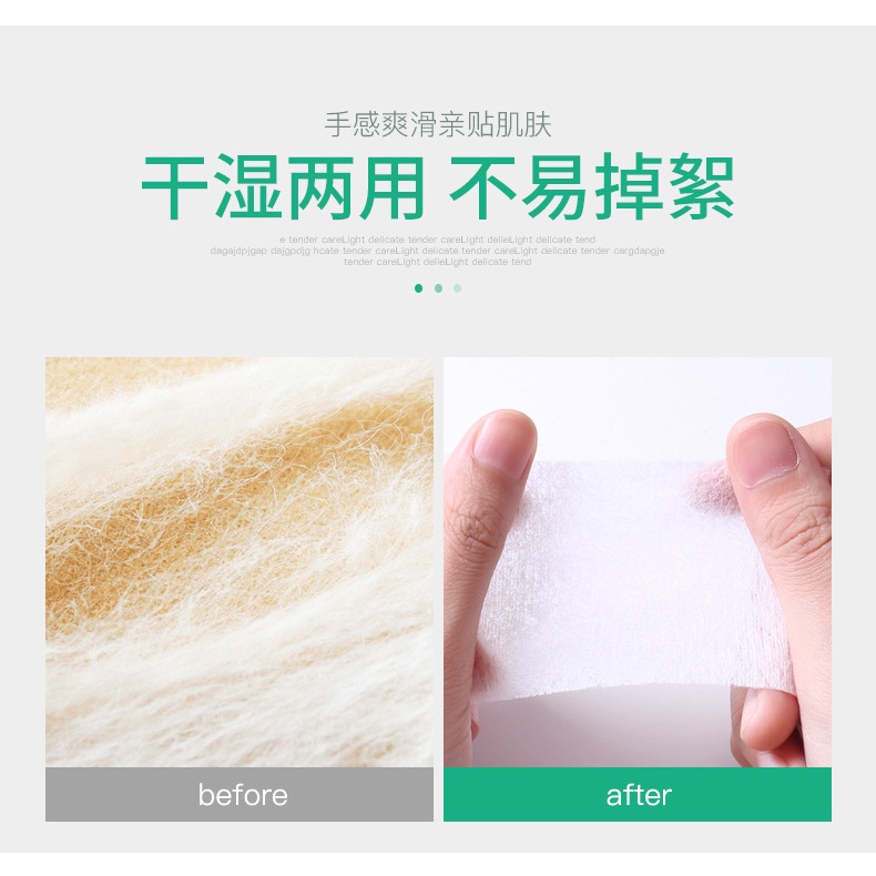 [Hàng mới về] Set 100 miếng bông tẩy trang Beotua siêu nhẹ đa năng an toàn thân thiện với làn da