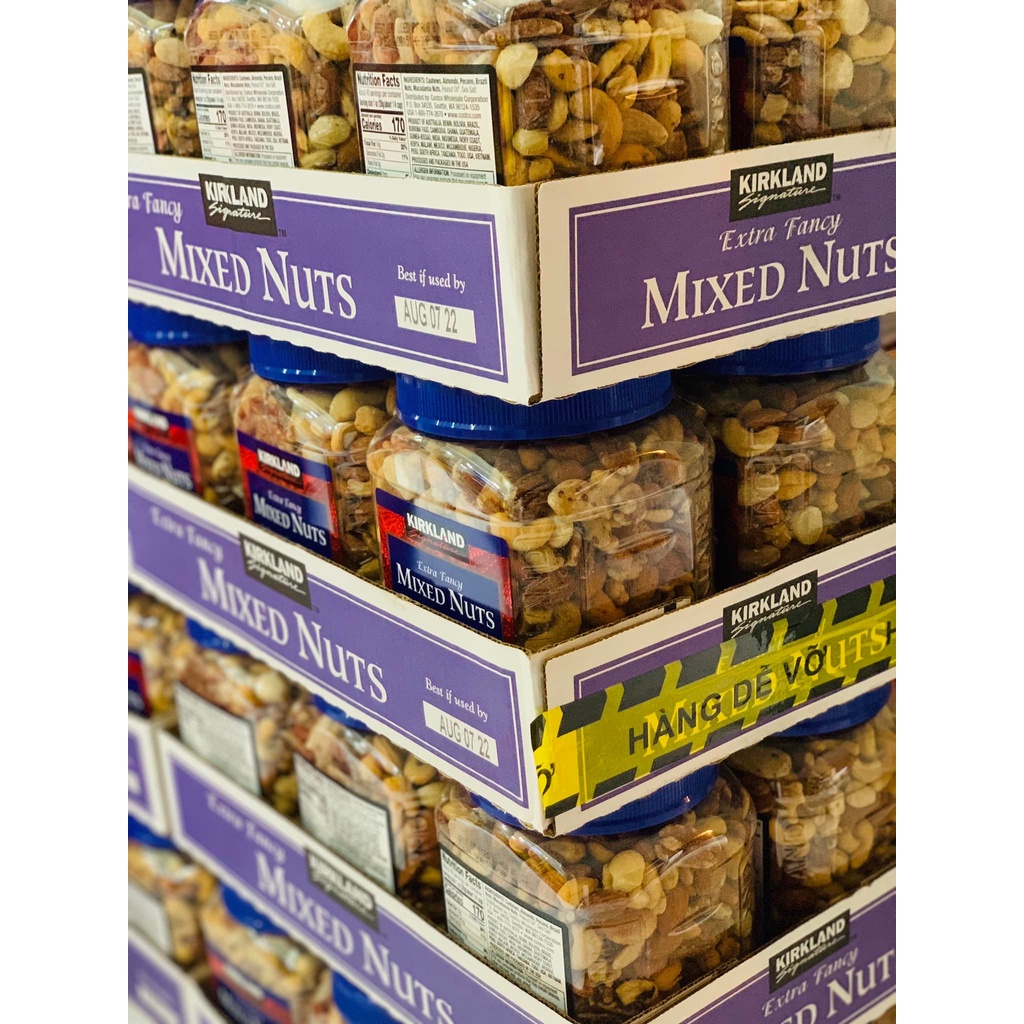 Hạt Hỗn Hợp Muối Kirkland Extra Fancy Mixed Nuts 1.13kg