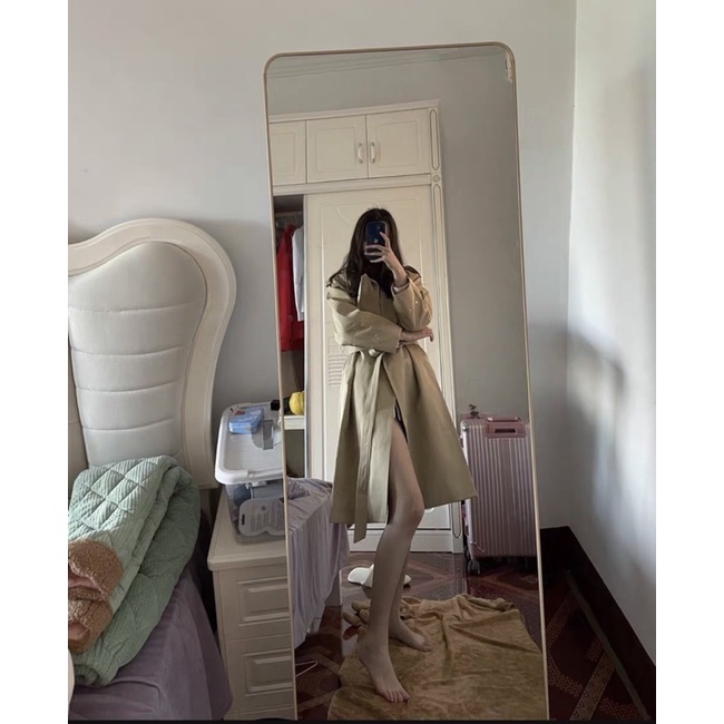 Áo khoác măng tô kaki nữ ngắn, dài QCCC | BigBuy360 - bigbuy360.vn