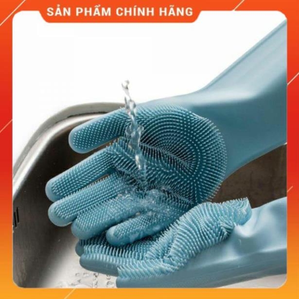 Đôi Găng Tay Silicon Lau Rửa Tạo Bọt Tiện Dụng