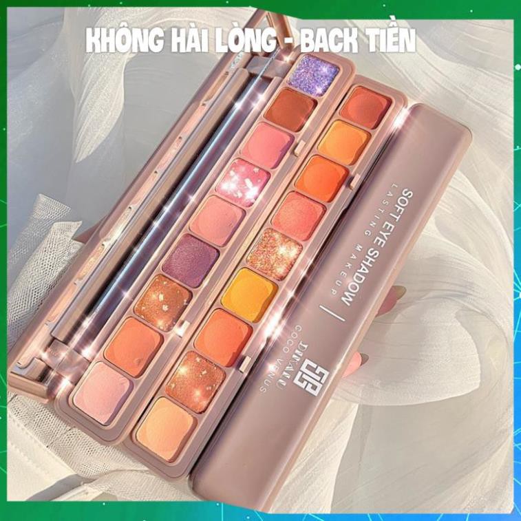 Bảng Phấn Mắt 9 Ô FULEZI Soft Eye Shadow Mềm Mịn Lâu Trôi Thiết Kế Xinh Xắn Bắt Mắt Chuẩn Mĩ Phẩm Nội ĐỊa Trung KING DC | BigBuy360 - bigbuy360.vn