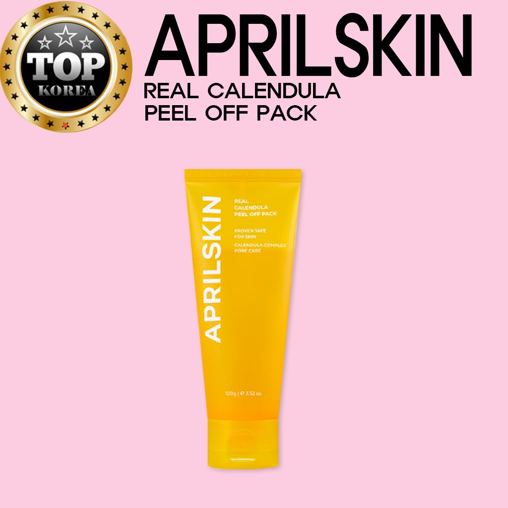 ★APRILSKIN★Mặt Nạ Lột Tẩy Tế Bào Chết / Real Calendula Peel Off Pack /100/ TOP KOREA