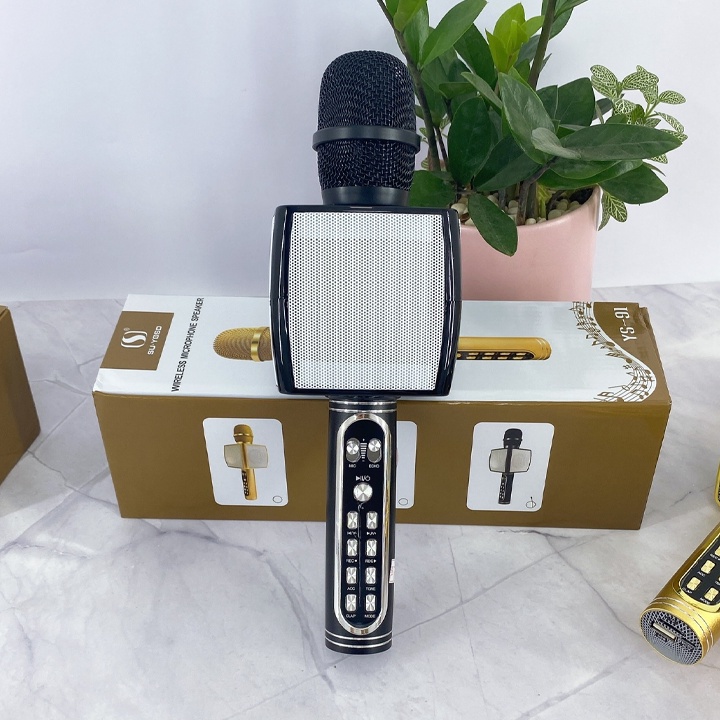 [Mã ELHACE giảm 4% đơn 300K] [Giá Rẻ] MICRO KARAOKE BLUETOOTH YS-91 HỖ TRỢ GHI ÂM PASS CHUẨN - BH 6 THÁNG