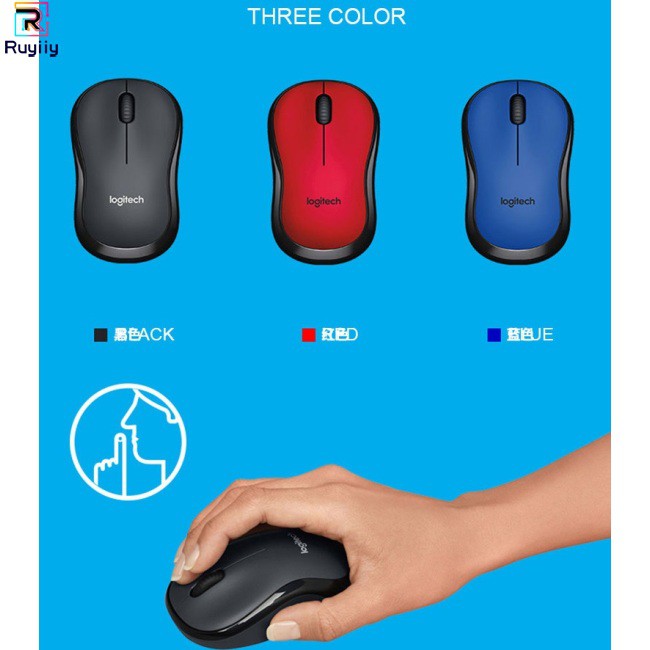 Logitech M220 Wireless Mouse Silent Mouse with 2.4GHz High-Quality Optical Ergonomic PC Gaming Mouse for Mac OS/Window 10/8/7