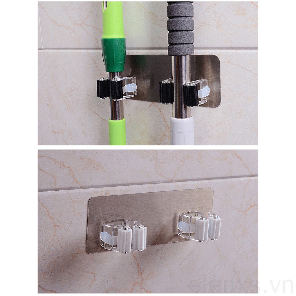 Giá Treo Chổi Lau Nhà Chất Liệu Pvc Chất Lượng Cao Bền Không Làm Hỏng Tượng Tiện Dụng