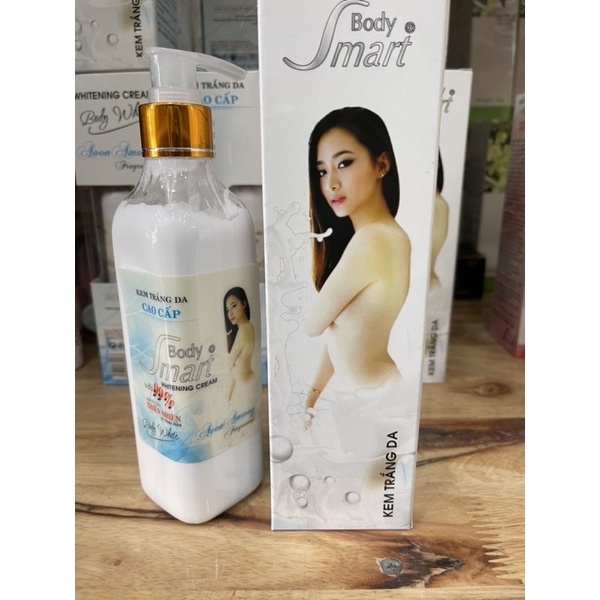 Kem kích trắng da body Smart chai cao cấp 250ml