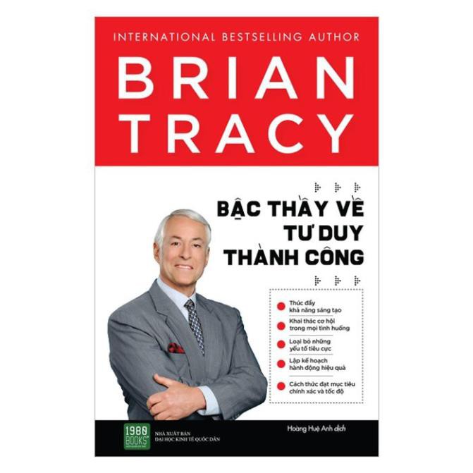 Sách - Brian Tracy bậc thầy về tư duy thành công Tặng Bookmark [1980Books]