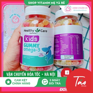 Kẹo dẻo healthy care kids gummy omega 3 - úc úc