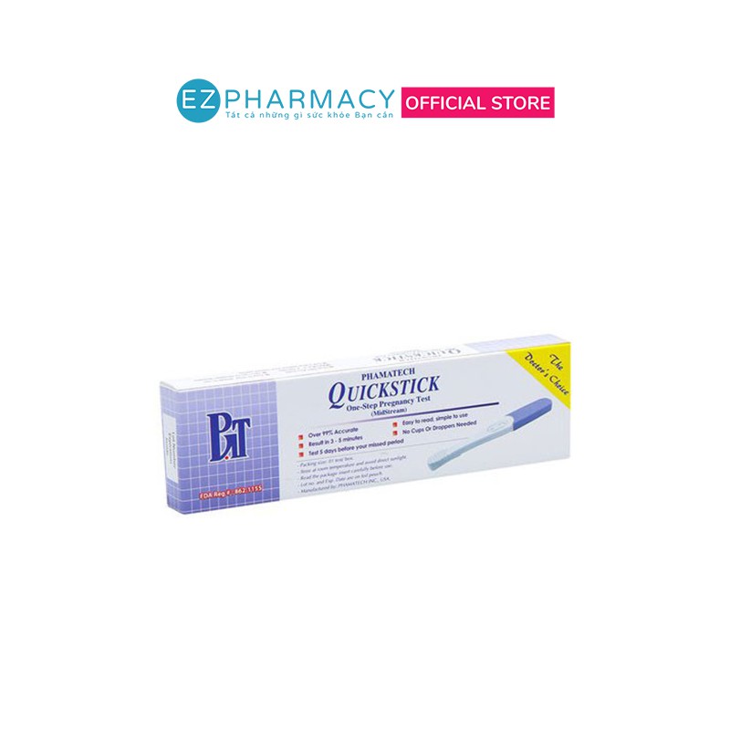 Que thử thai Quickstick One-Step Midstream