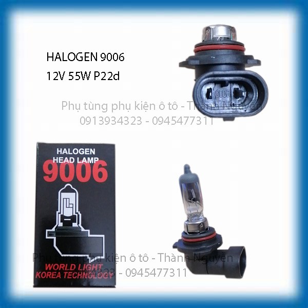 Bóng đèn 12V: H3, H4, H11, HB3(9005), HB4(9006)