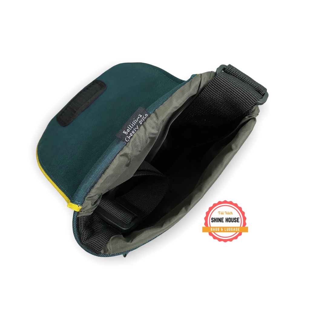Túi Đeo Chéo Thời Trang Phối Màu Cá Tính Crumpler Màu Hồng Ghép Xanh - Shine House