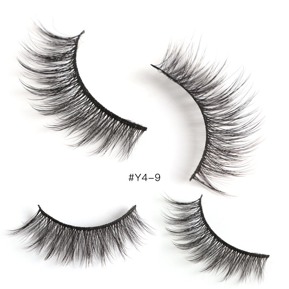 MAGEFY Bộ 4 Cặp 3D Lông Mi Giả /3D 4PCS  Fashion Eyelashessiêu phẩm cho đôi mắt long lanh có thể tái sử dụng lông mi mềm sợi tơi, có độ cong sẵn