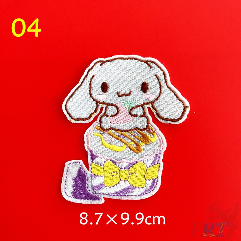 Miếng vải thêu/ủi họa tiết hoạt hình Cinnamoroll dễ thương để trang trí