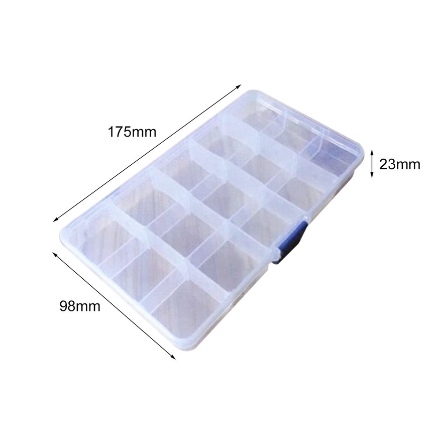Hộp Nhựa 15 Ngăn Đựng Trang Sức
