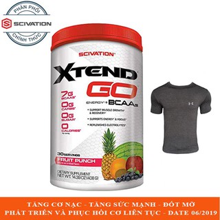 BCAA Xtend Go của Scivation hỗ trợ tăng cơ giảm cân đốt mỡ phục hồi cơ liên tục 30 lần dùng - hàng BBT