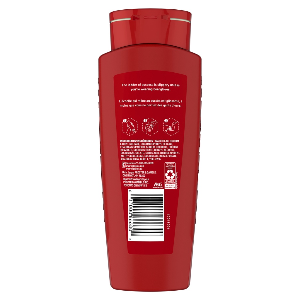 Sữa tắm Old Spice Timber | Fiji | Bearglove | Wolfthorn dành cho nam mùi hương nam tính chính hãng của Mỹ 473ml