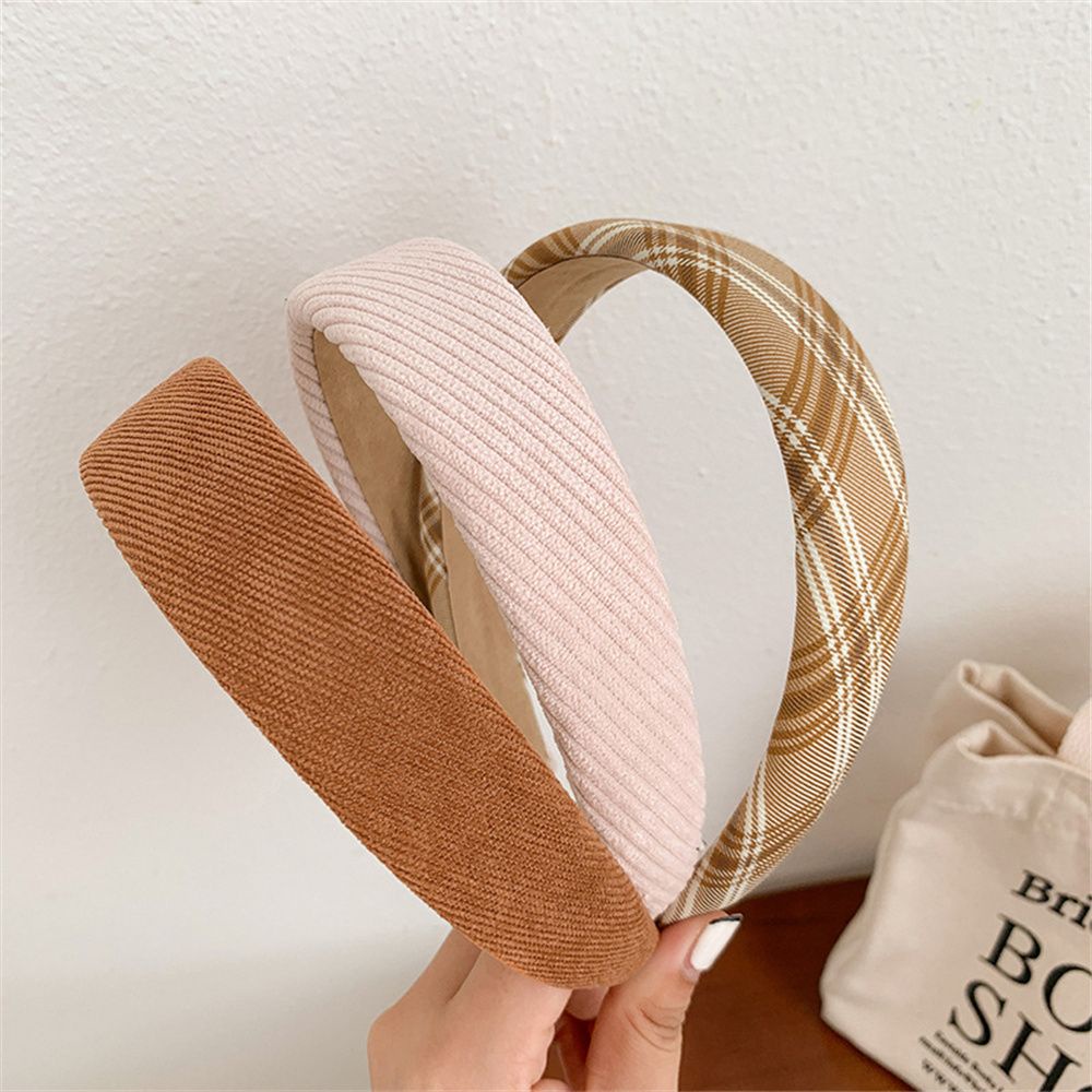 Băng đô cài tóc bản rộng phong cách Hàn Quốc cho nữ