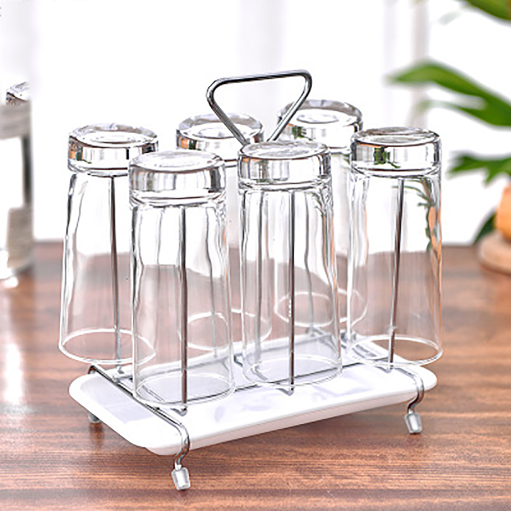 Giá phơi ly thiết kế đơn giản kích thước 25*18*13 cm tiện dụng cho nhà bếp