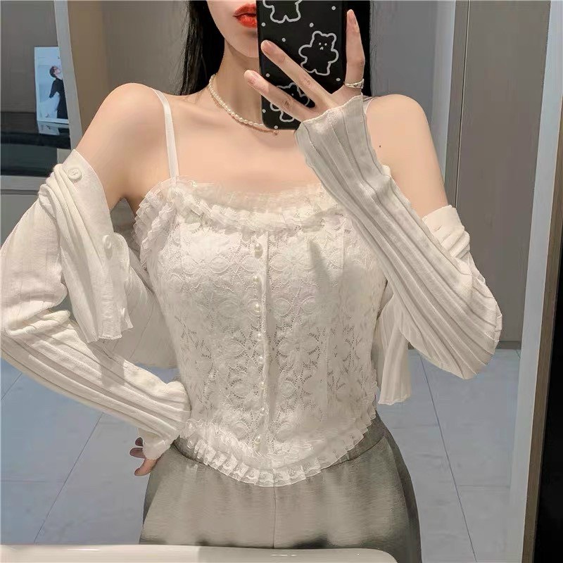 Áo bra ren 2 dây có mút ngực, áo bra ren khuy ngọc 4 mẫu lựa chọn hàng Quảng Châu [ảnh thật ở cuối]