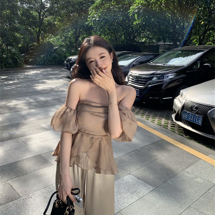 Áo Nữ Tay Ngắn Hở Vai Thời Trang Quyến Rũ