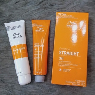 kEM Duỗi Tóc yêu chữ C Wella Creatine Straight 100ml X2 ( Mới)