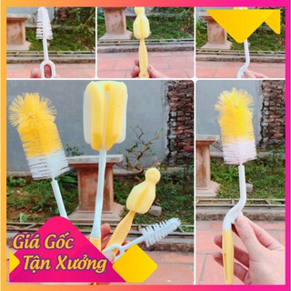 Bộ dụng cụ rửa bình sữa và núm vú baby