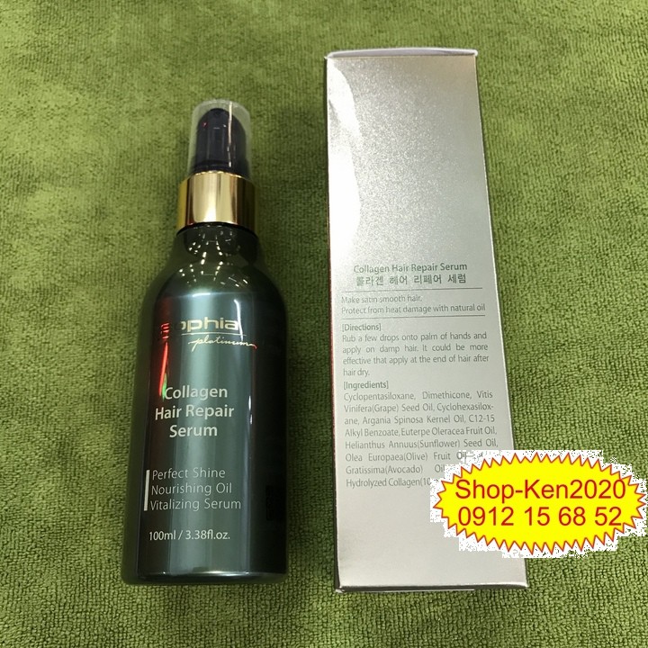 Tinh dầu dưỡng tóc Sophia Collagen Hair Repair Serum 100ml