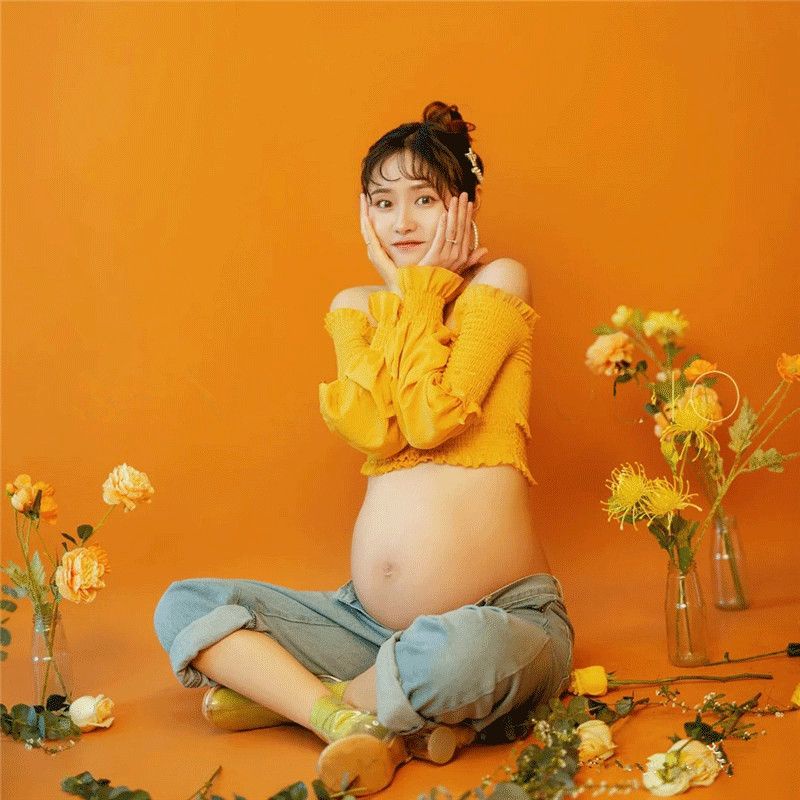 Trang Phục Chụp Ảnh Bầu Phong Cách Mới Đáng Yêu