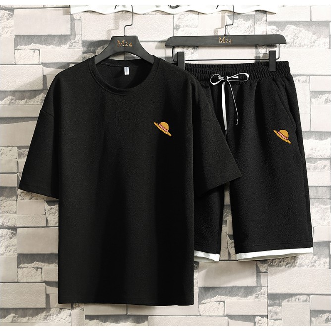 Bộ Quần Áo Nam Thể Thao [FREESHIP ĐƠN TỪ 50K ] set bộ mùa hè 2021 - Chất Cotton Thoáng Mát Phong Cách Trẻ Trung - BH