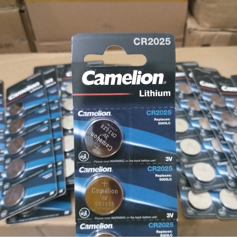 Pin Camelion CR2016, CR2025, CR2032 (3V) pin cúc áo nút áo hàng chính hãng  ( 5 viên/ vỉ)