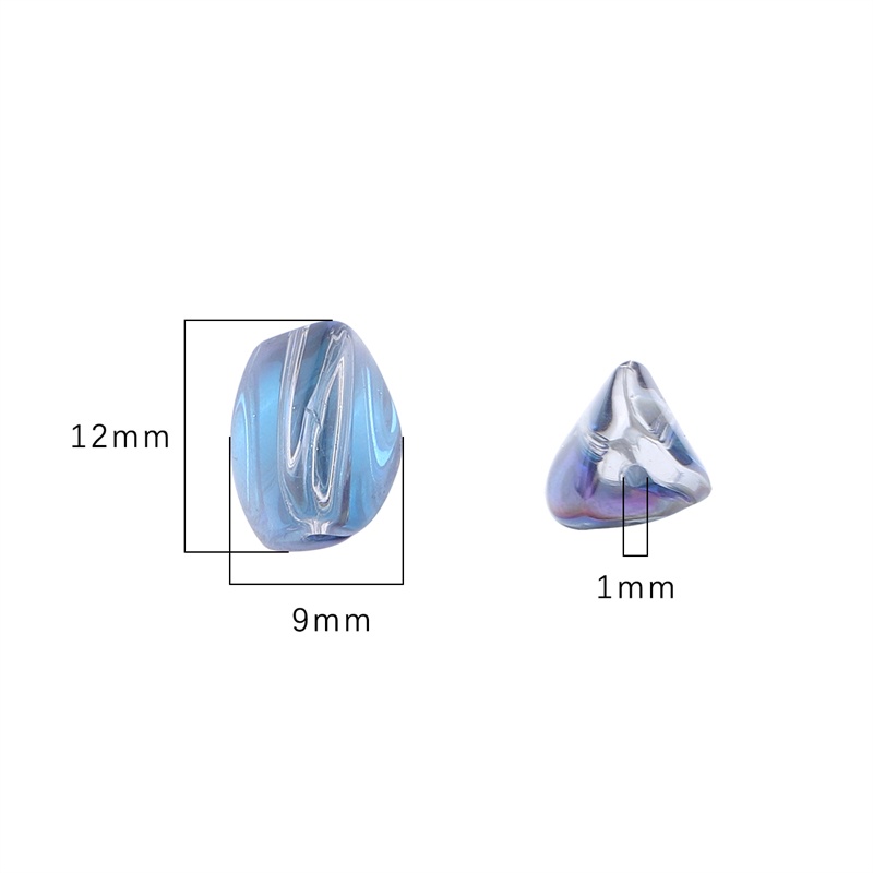 Hạt pha lê BEADIA nhiều màu sắc dùng làm trang sức/vòng cổ diy