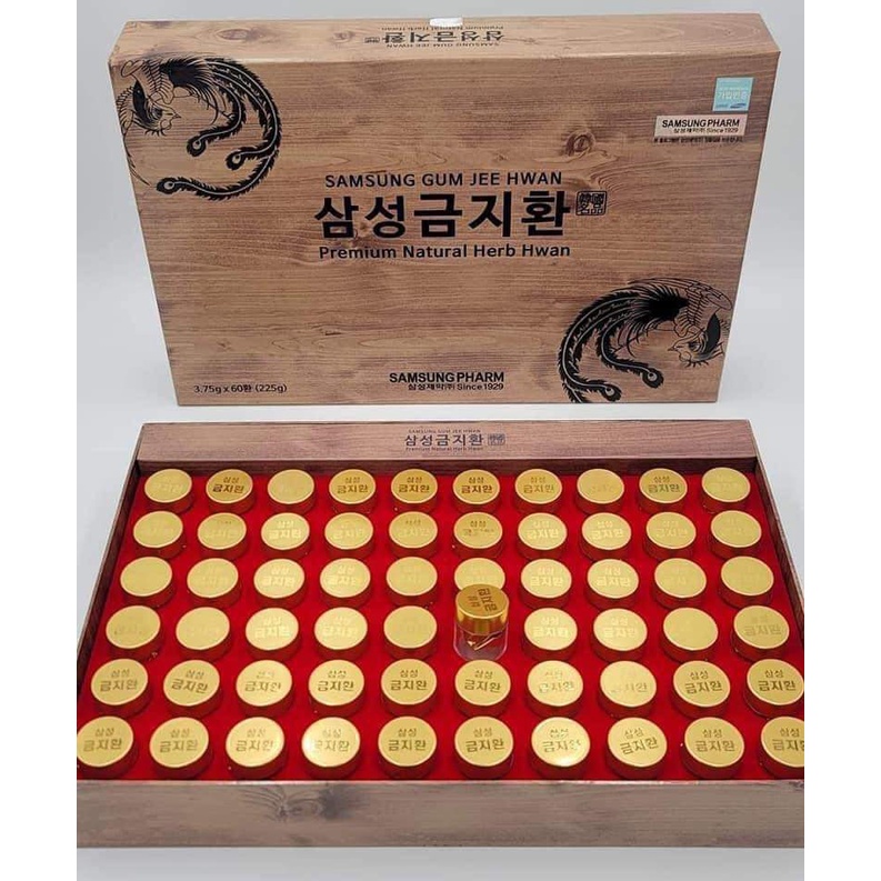 Nhân Sâm An Cung Ngưu Hoàng Samsung Pharm Gum Jee Hwan - Giải Pháp Vàng Cho Người Đột Qụy 60 Viên Hàn Quốc.