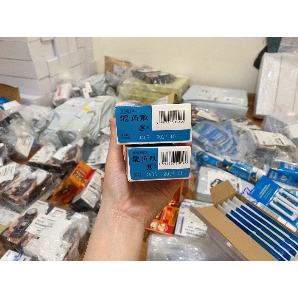 Bột ngậm ho, long đờm, viêm họng RYUKAKUSAN 20gr