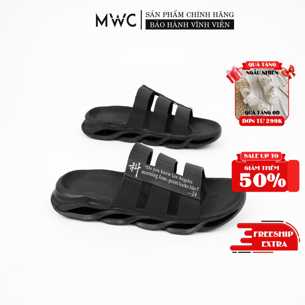 Dép Nam Thời Trang MWC Dép Lê Nam Quai Ngang Phá Cách Nam Tính Nổi Bật NADE- 7721