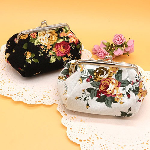 Ví đựng tiền xu chất Canvas