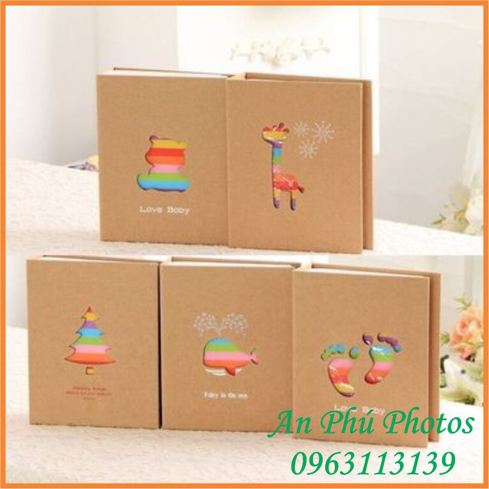 Album ảnh 9x13 đựng được 200 ảnh nhiều mẫu xinh xắn