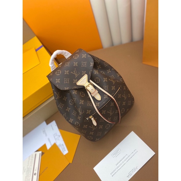 Balo dây rút thương hiệu thời trang cao cấp Louis Vuitton LV Montsouris hàng vip 1-1
