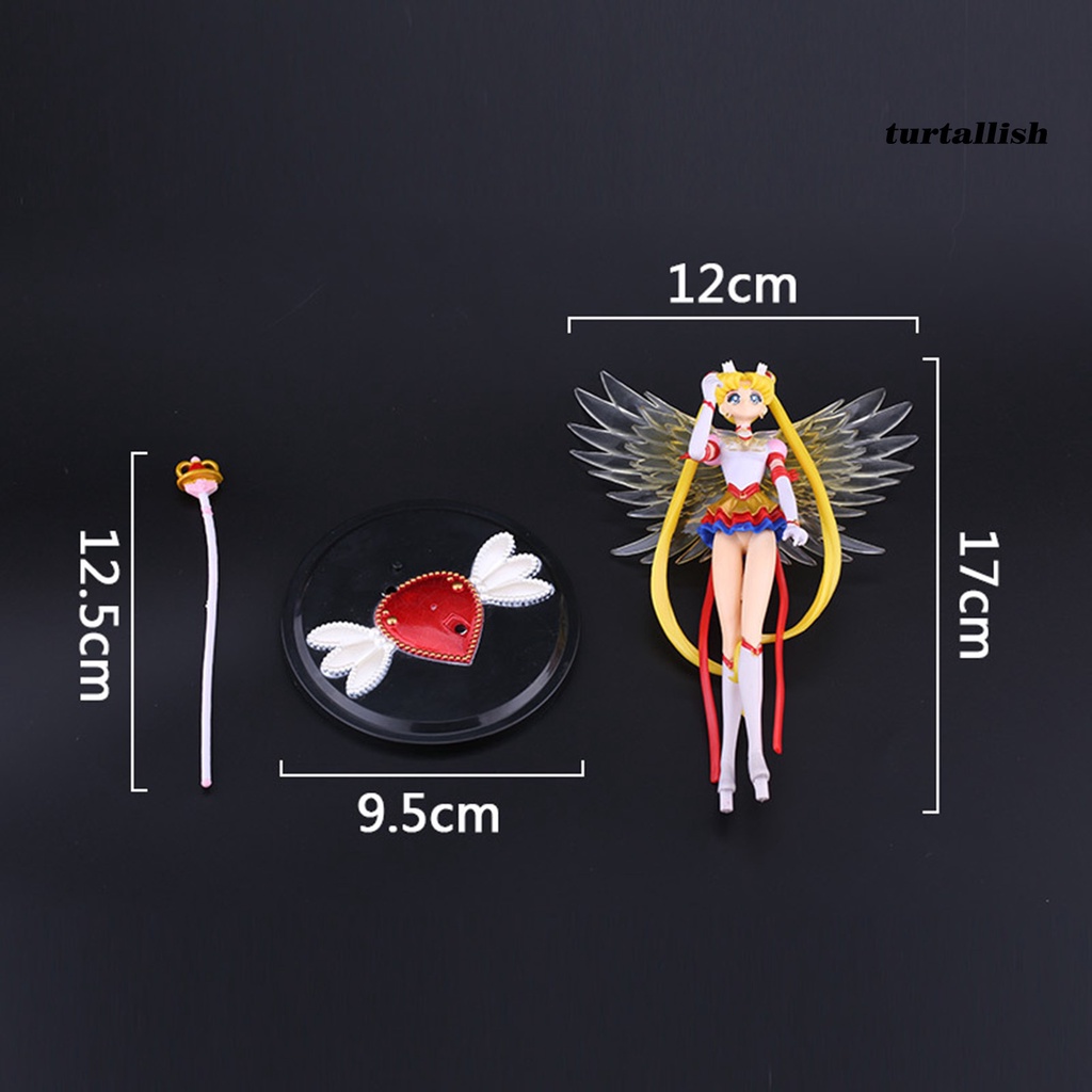 Mô hình Thủy thủ mặt trăng Tsukino Usagi dùng trang trí sân vườn