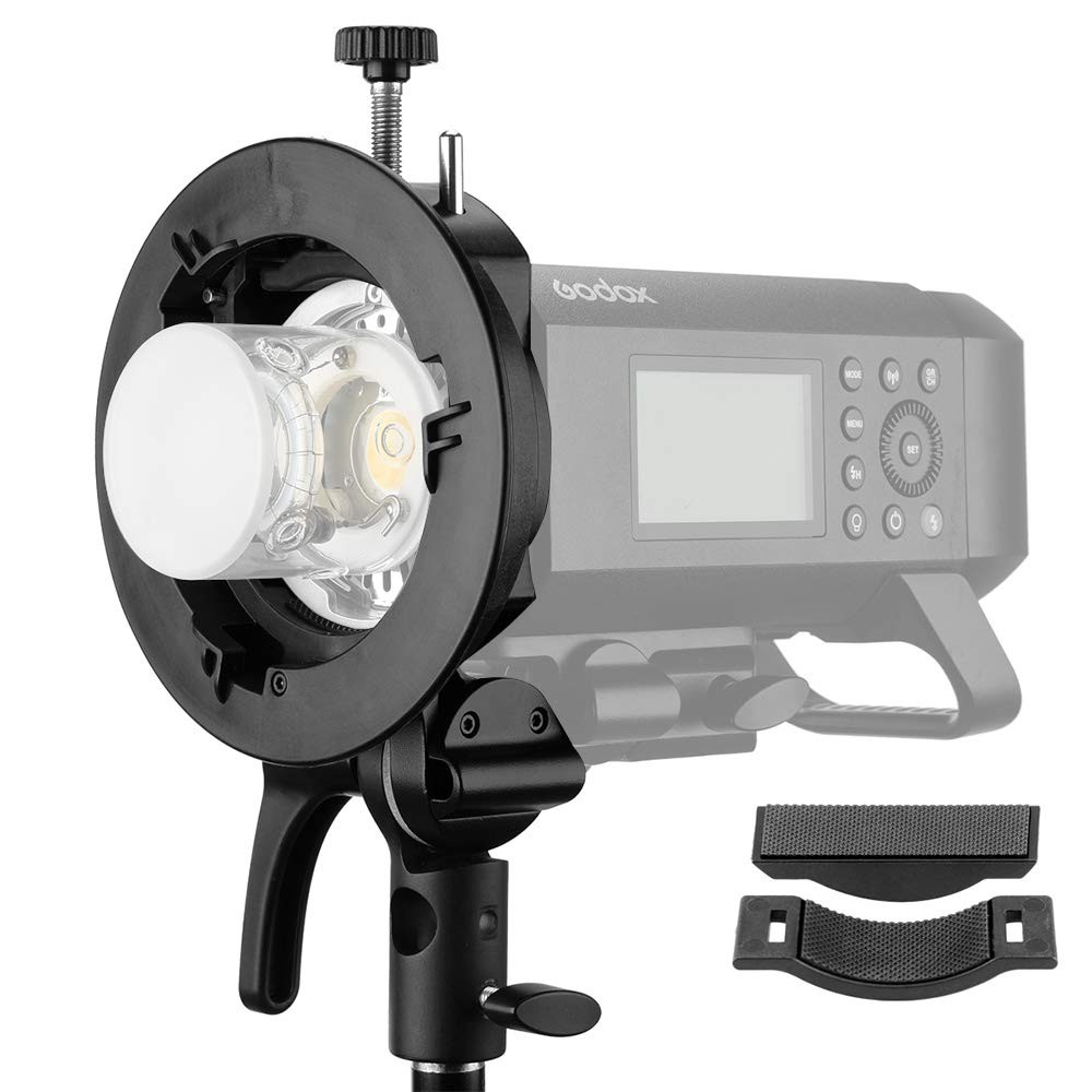 Bộ gá đèn flash Godox S2 V1, AD400pro, AD200 pro