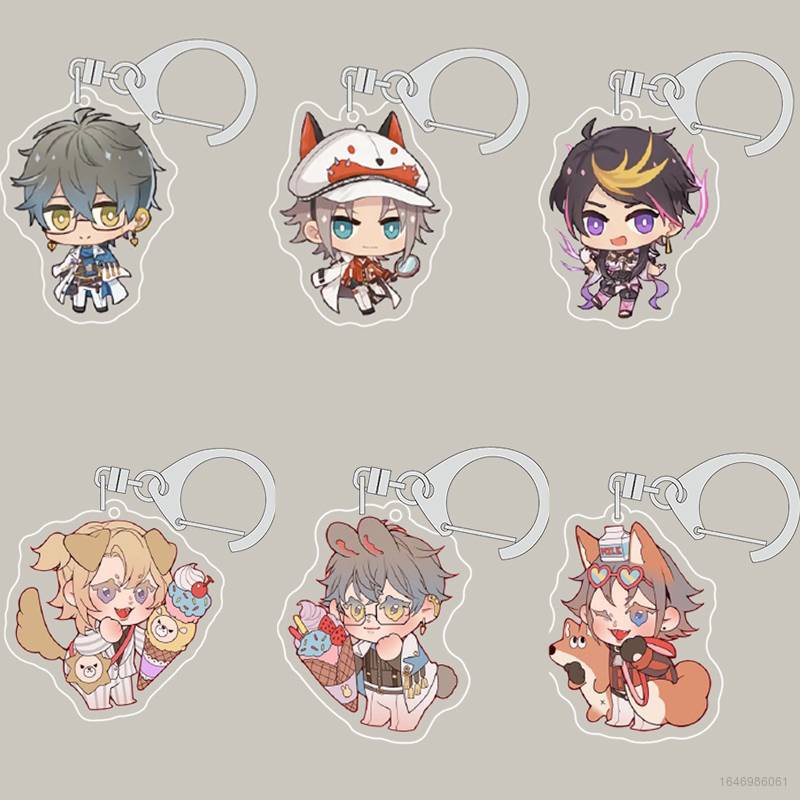 Móc Khóa Nhựa Acrylic Hình Anime NIJISANJI Vox Mysta Ike Lca Shu