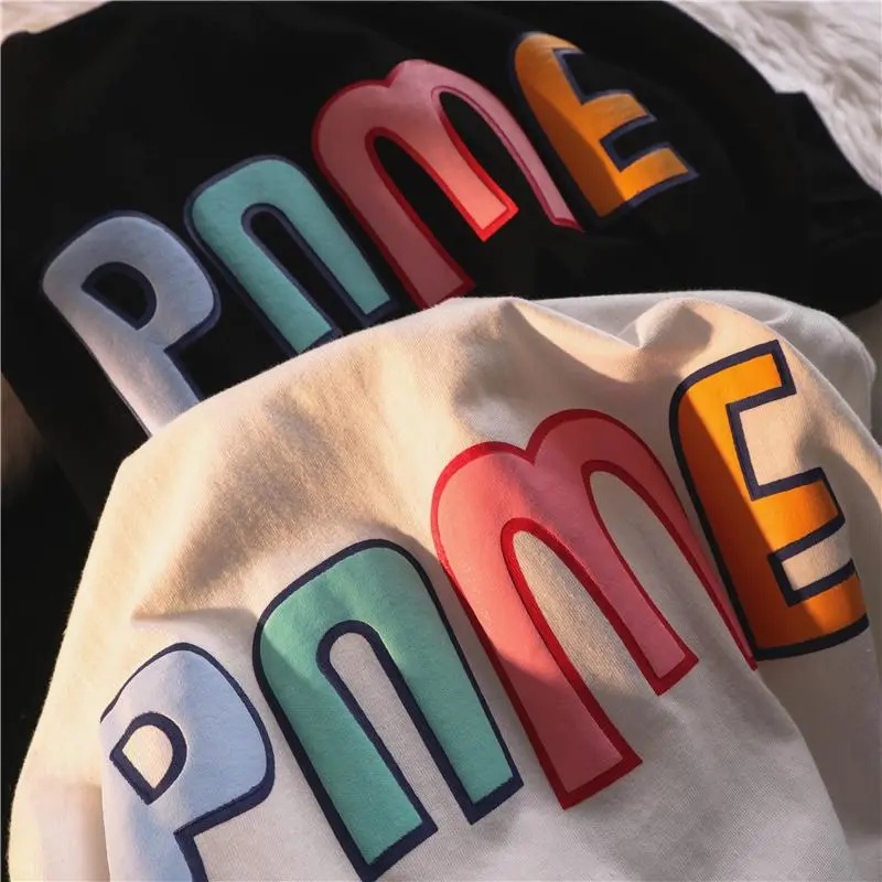 NRVP Áo Thun 100% Cotton Dáng Rộng Thời Trang Hàn Quốc Cho Nữ