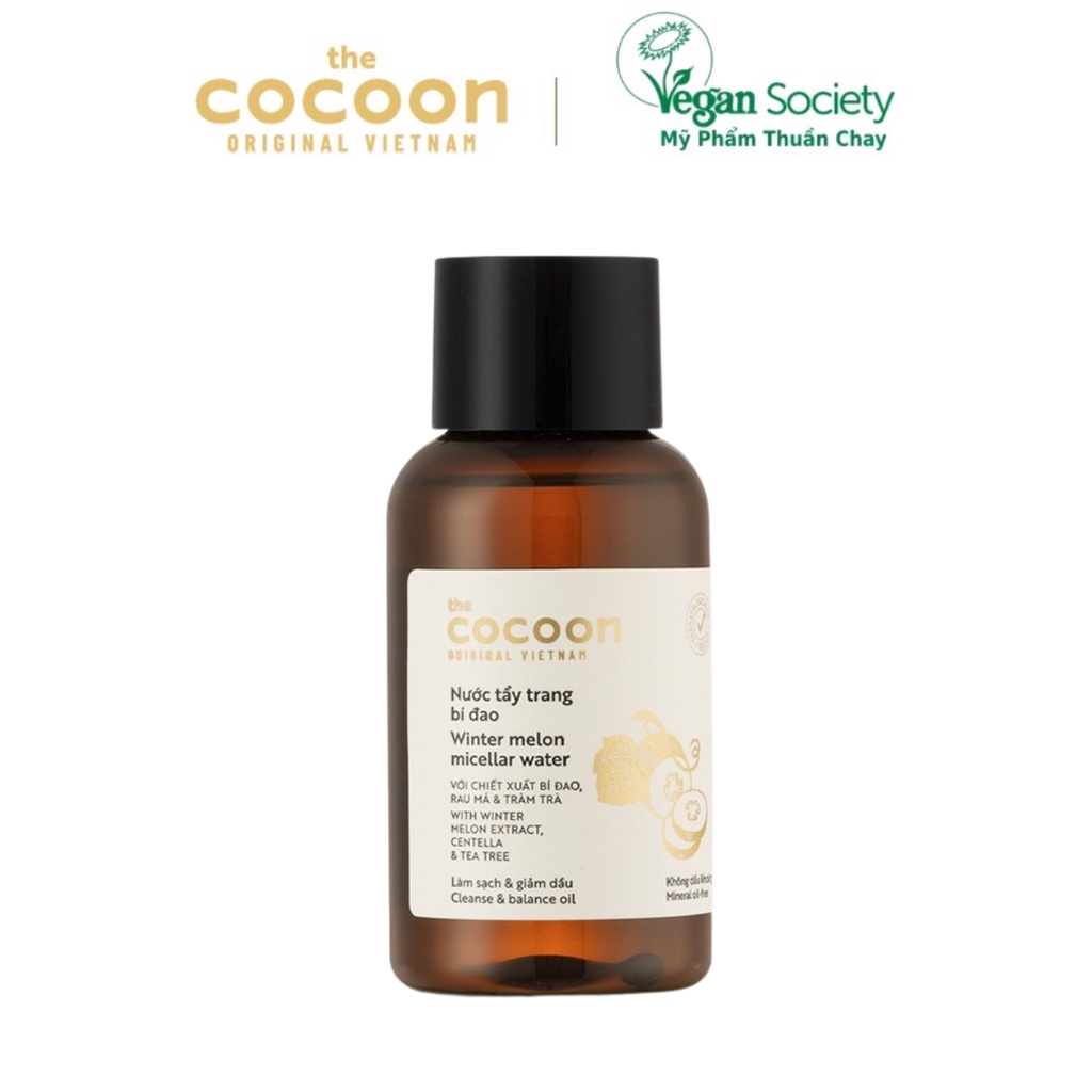 Nước tẩy trang bí đao cocoon 140ml - Mỹ phẩm thuần chay