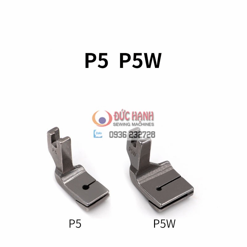 Chân vịt nhún / rúm 2 lớp to nhỏ máy may 1 kim  công nghiệp P5 - P5W