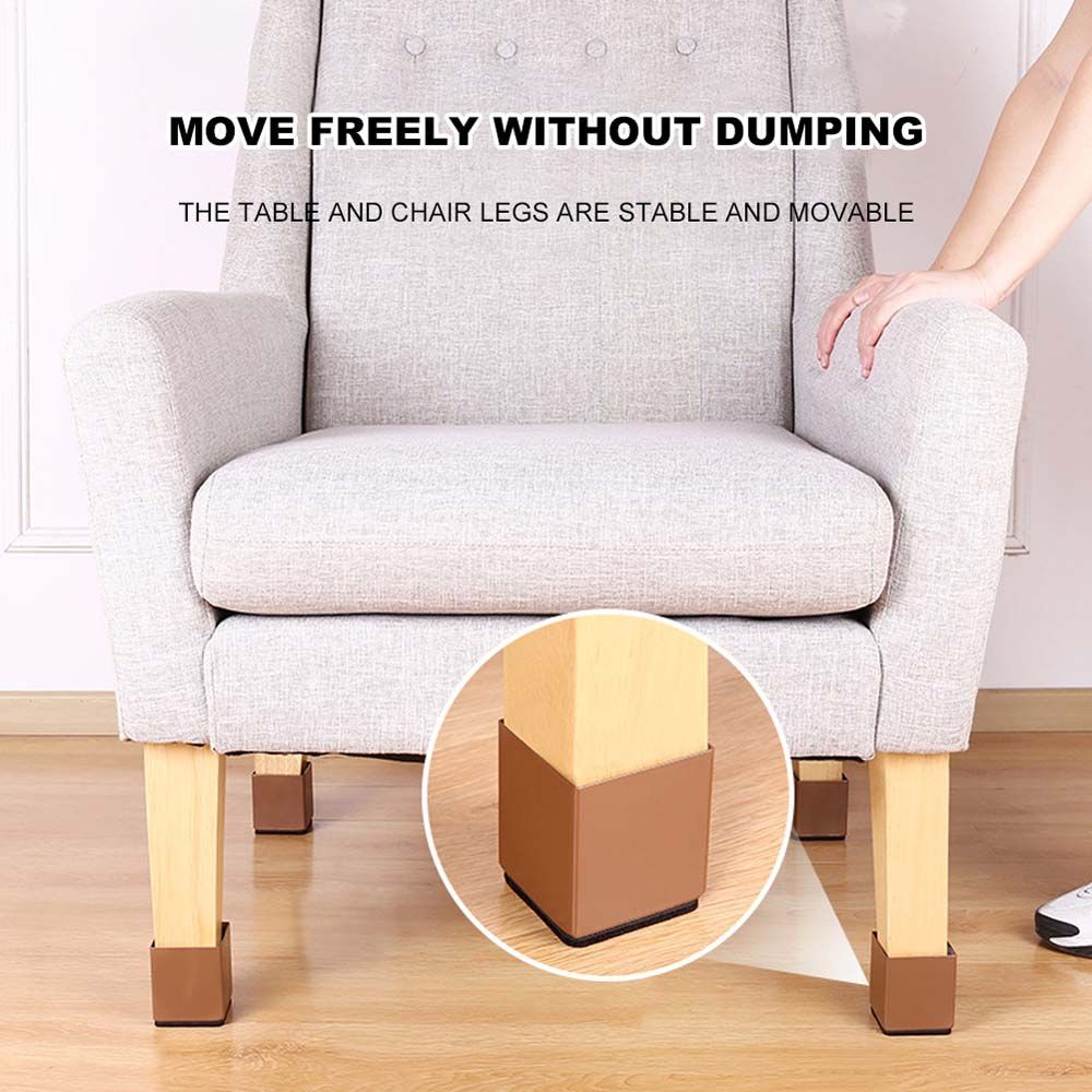Bộ 2 đế kê chân đồ nội thất hỗ trợ nâng cao chịu lực tốt chống trơn trượt không gây tiếng ồn chống mài mòn