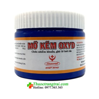 MỠ KẼM OXYD - Thuốc bôi ngoài da đặc trị ghẻ, lở loét, vết thương trên da Chó Mèo