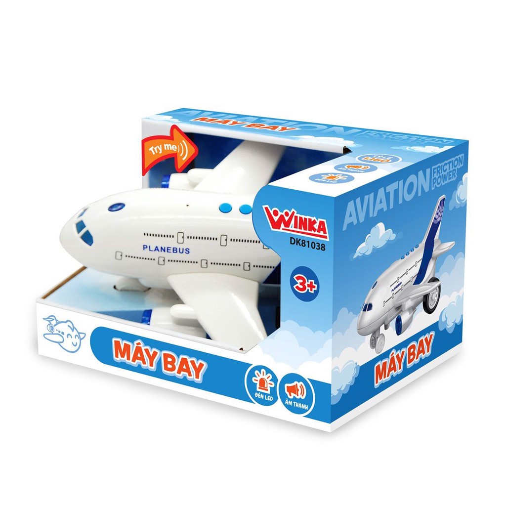 Đồ Chơi Trẻ Em Máy Bay DUKATOYS -DK81038 -An Toàn Cho Trẻ