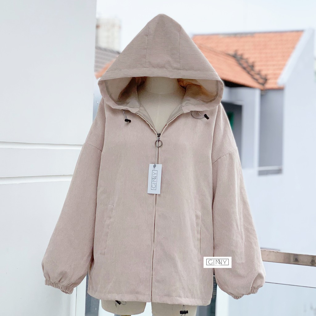 Áo Khoác Nhung Tăm ULZZA 2 Lớp | Áo Khoác Thời Trang Nữ | Form Rộng Freesize | Phong Cách Hàn Quốc | BigBuy360 - bigbuy360.vn